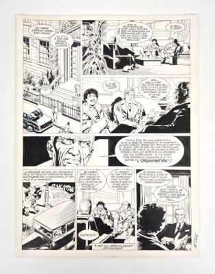 Mitton Jean Yves de... | MITTON Jean Yves De Silence et de sang Planche 8 de... | Vermot et Associés