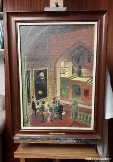 IlustraciÃ³n a Color de MANUEL VAZQUEZ GALLEGO (Bruguera), Firmada y enmarcada, UNICA!