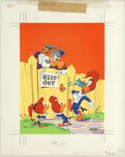 179: McSavage Woody Woodpecker original comic art | Russ Cochran