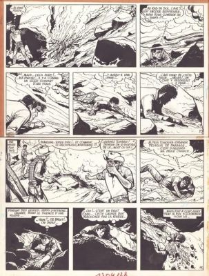 Lot 628 - Jijé. Planche originale Jerry Spring | BDEnchères