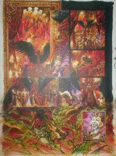 Requiem Chevalier Vampire  T5 - Planche originale en couleurs directes (p.13) -  Dragon Blitz  - encre couleurs (2004) | Catawiki