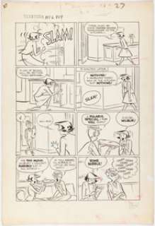 John Stanley | Thirteen #11 Complete 2-Page Story Original Art (Dell, 1964). | Heritage