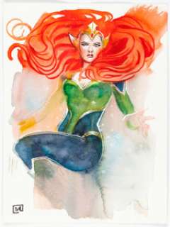 Stephanie Hans - Mera Illustration Original Art (undated)....