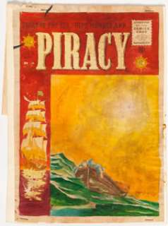 Piracy #6 Silverprint Cover Color Guide Production Material (EC, 1955).... | Heritage