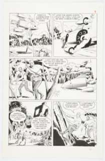 Reed Crandall | Flash Gordon #12 Story Page 8 Original Art (Charlton, 1969).... | Heritage