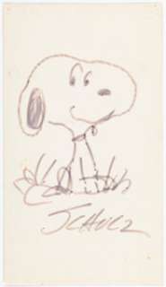 Charles Schulz | Snoopy Sketch Original Art (c. 1960s-70s).... | Heritage