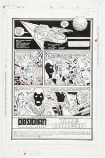 Todd McFarlane | Infinity, Inc. #33 Story Page 1 Original Art (DC, 1986).... | Heritage