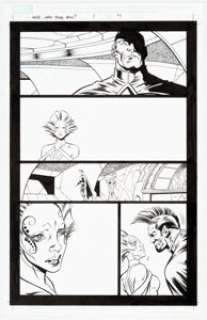 Paul Pelletier and Andrew Hennessy War of Kings: Who Will Rule? #1 Story Page 4 Original Art (Marvel, 2009)....