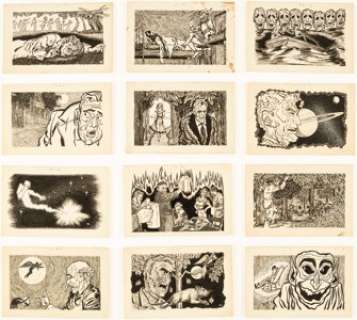 Charles Momberger | The Female Demon Interior Illustrations Original Art Group of 23 (Shroud Publishers, 1955).... (Total: 23 Original Art) | Heritage