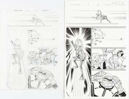 Joe Quinones and Joe Rivera - Howard the Duck #4 Story Page 14 Original Art Group of 2 (Marvel, 2016).... (Total: 2 Original Art)