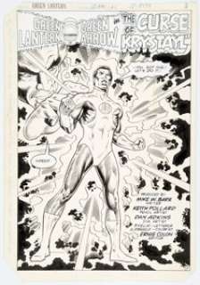 Keith Pollard And Dan Adkins | Green Lantern #165 John Stewart Splash Page 2 Original Art (DC, 1983).... | Heritage