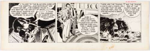 Raymond, Alex | Alex Raymond Rip Kirby Comic Strip Original Art dated 8-30-49 (King Features Syndicate, 1949).... | Heritage