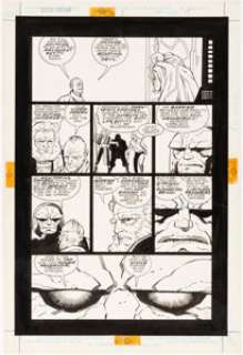 Mignola, Mike | Mike Mignola and Carlos GarzÃ³n Cosmic Odyssey #2 Story Page 15 Original Art (DC, 1988).... | Heritage