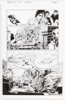 Anderson, Brent - Brent Anderson and Will Blyberg Kurt Busiek‘s Astro City #8 Story Page 3 Original Art (Image 1997)....
