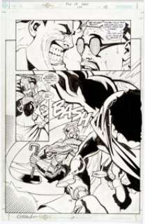 Mahnke, Doug - Doug Mahnke, Tom Nguyen, and John McCrea Superman: The Man of Steel #104 Story Page 15 Original Art (DC, 2000)....