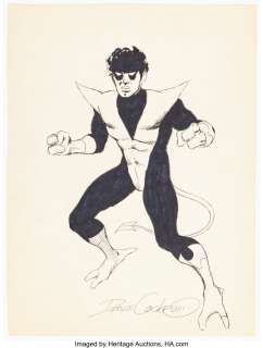 Cockrum, Dave | Dave Cockrum - Nightcrawler Illustration Original Art (c. 1980s).... | Heritage