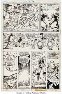 Simonson, Walt | Walt Simonson and Tony DeZuÃ±iga Thor #271 Story Page 14 Original Art (Marvel, 1978).... | Heritage