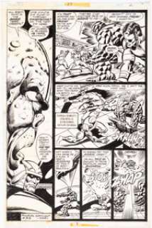 Wilson, Ron | Ron Wilson and Pablo Marcos Marvel Two-in-One #27 Story Page 2 Deathlok Original Art (Marvel, 1977).... | Heritage