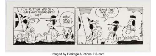 Casson, Mel - Mel Casson Redeye Daily Comic Strip Original Art dated 5-12-97 (King Features Syndicate, 1997)....