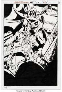 McDaniel, Scott - Scott McDaniel and Andy Owens Batman Confidential #22 Splash Page 3 Original Art (DC, 2008)....