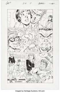 Campbell, J. Scott - J. Scott Campbell and Alex Garner Gen 13 #13A Story Page 4 Original Art (Image, 1996)....