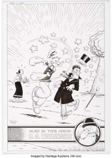 Langridge, Roger - Roger Langridge Popeye #2 Cover Original Art (IDW Publ., 2012)....