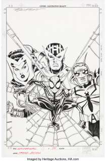 Frenz, Ron | Ron Frenz and Sal Buscema Spider-Girl #94 Cover Original Art (Marvel, 2006).... | Heritage