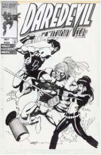 Olivetti, Ariel | Ariel Olivetti Daredevil #368 Cover Original Art (1997).... | Heritage