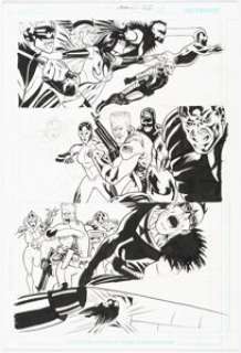 DC Artist - Daniel Acuña Uncle Sam and the Freedom Fighters #5 Story Page 4 Original Art (DC, 2007)....