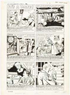 Hickey, Tom - Tom Hickey First Love Illustrated #37 Complete 1-Page Story Original Art (Harvey, 1954)....