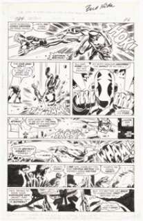 Trimpe, Herb | Herb Trimpe and Fred Kida Captain Britain #4 Story Page 6 Original Art (Marvel UK, 1976).... | Heritage