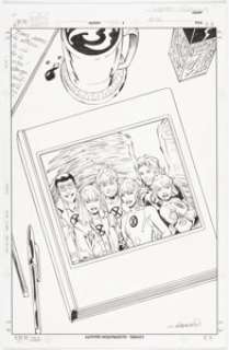 Lopresti, Aaron - Aaron Lopresti and Norm Rapmund New X-Men: Academy X Yearbook #1 Cover Original Art (Marvel, 2005)....