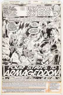 Ayers, Dick | Dick Ayers and Gerry Talaoc Unknown Soldier #225 Story Pages 1-9 Original Art (DC, 1979).... (Total: 9 Original Art) | Heritage