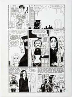Hernandez, Gilbert | Gilbert Hernandez Love and Rockets Luba Story Page 9 Original Art (Fantagraphics, c. 2020s).... | Heritage
