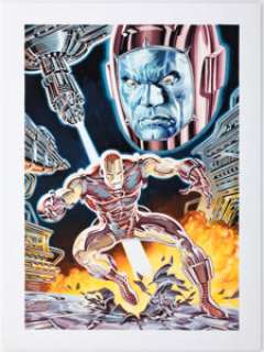 Maker unidentified - Thomas Frisano - Iron Man and Kang Specialty Painting Original Art (2003)....