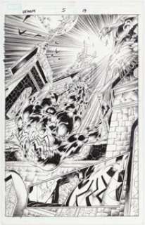 Medina, Angel - Angel Medina and Scott Hanna Venom: Dark Origin #5 Story Page 19 Original Art (Marvel, 2009)....