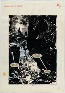 Zaffino, Jorgé - Jorgé Zaffino The Savage Sword of Conan #162 Splash Page 26 Original Art (Marvel, 1989)....