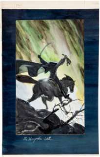 Hampton, Bo - Bo Hampton The Legend of Sleepy Hollow #nn Cover Original Art (Tundra, 1992)....