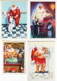 Mick McGinty - Santa Claus Paintings Original Art Group of 4 (c. 1980-1990s). (Total: 4 Original Art) | Heritage