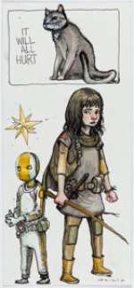Farel Dalrymple - It Will All Hurt Illustration Original Art (Alternative Comics, c. 2015-2018).
