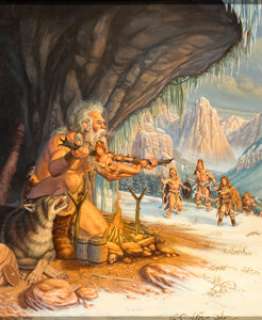 Larry Elmore "Giant" Painting Original Art (1995).