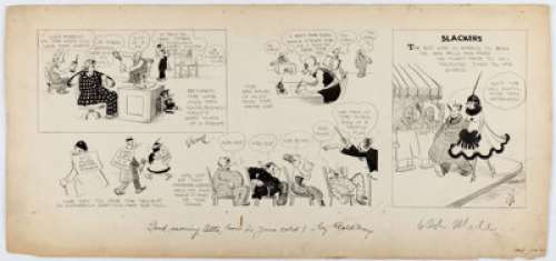 Rube Goldberg - Daily Comic Strip Original Art dated 1-2 (year unknown). | Heritage