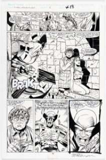 Andrew Wildman and Robert Campanella X-Men Adventures #5 Story Page 14 Original Art (Marvel, 1993).