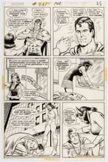 Curt Swan and Murphy Anderson Superman #261 Story Page Original Art (DC, 1973). | Heritage