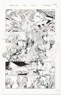 Harvey Tolibao and Paul Neary Psylocke #1 Story Page 18 Original Art (Marvel, 2010). | Heritage
