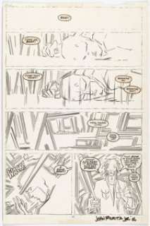 John Romita Jr. and Al Williamson Daredevil #262 Story Page 8 Original Art (Marvel, 1989). | Heritage