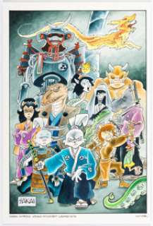 Stan Sakai The Usagi Yojimbo Saga: Legends Cover Original Art (Dark Horse, 2017). | Heritage