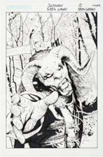 Greg Land and Drew Geraci Sojourn #13 Cover Original Art (CrossGen, 2002).