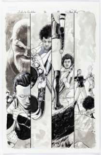 Aaron Kuder Infinity Countdown #2 Story Page 19 Original Art (Marvel, 2018).