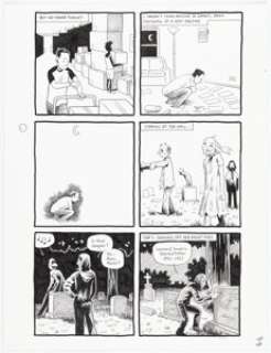 Kevin Huizenga Or Else #3 Story Page Original Art (Drawn and Quarterly, 2005).